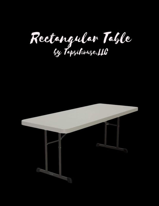 Black Rectangular Table