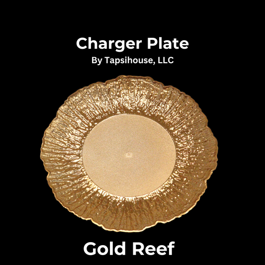 Charger Plate - Gold Reef