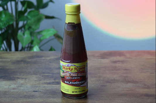 Marka Hipon - Salted Fish Sauce with Lemon - Balayanmansi - Balayan with Calamansi - 12 OZ