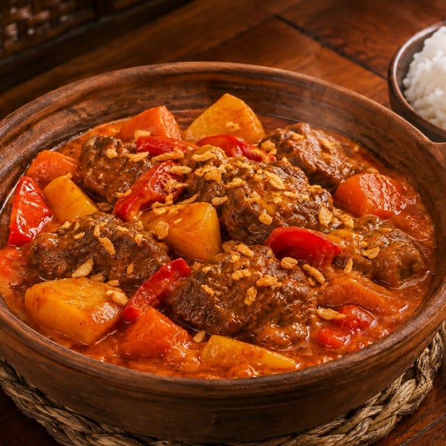 Beef Kaldereta.