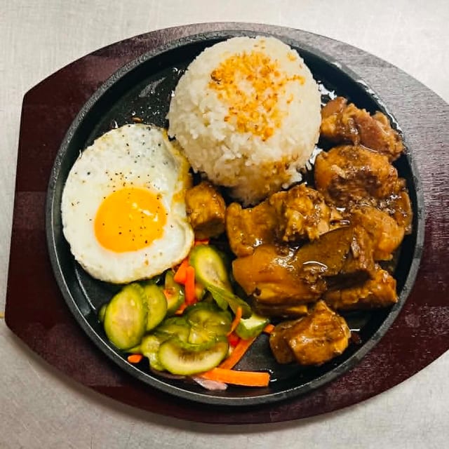 Pork Belly Adobo Silog.